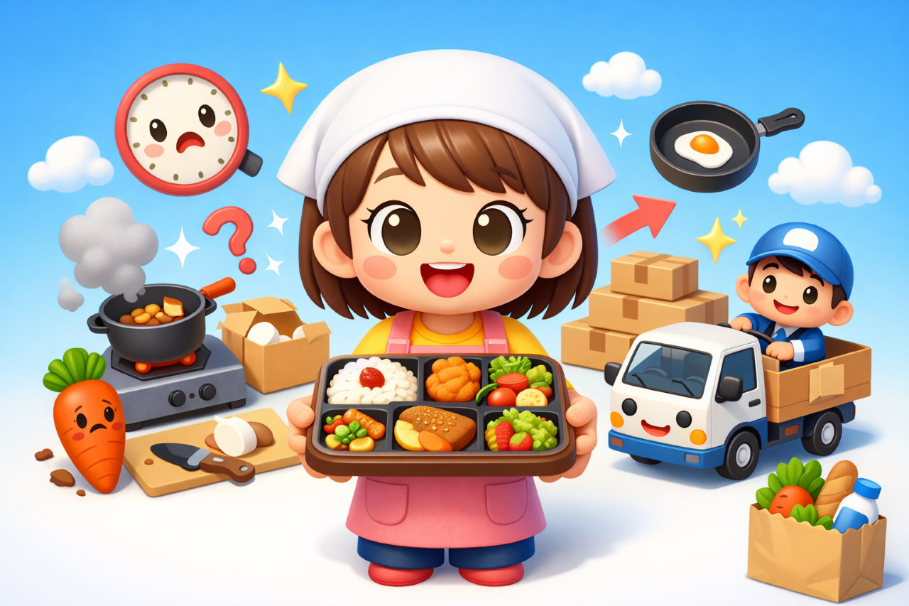 料理が苦手で後回しにしてしまう人へ｜お惣菜配送サービスが選ばれる本当の理由