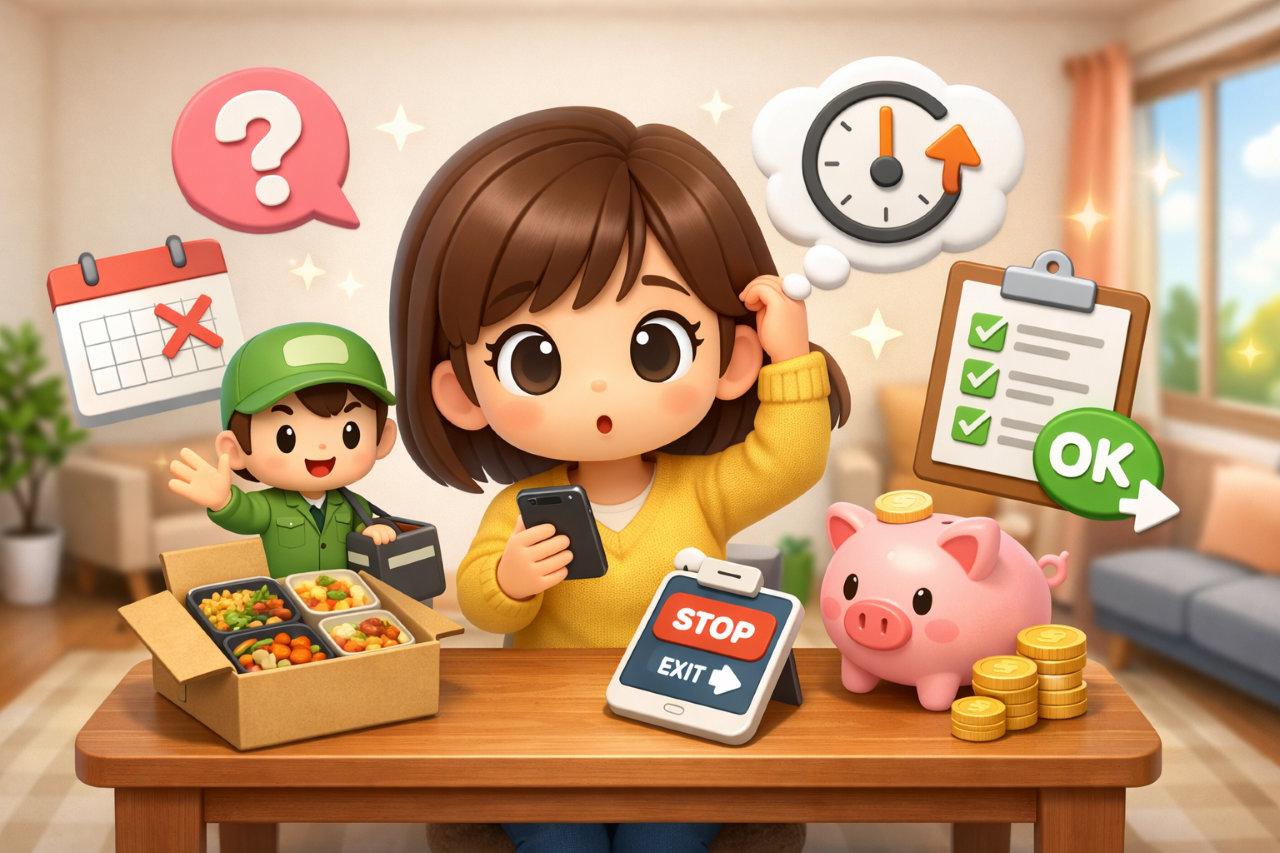 つくりおき.jp お試しは1回だけ可能？1週間だけ利用する方法と注意点を完全解説！