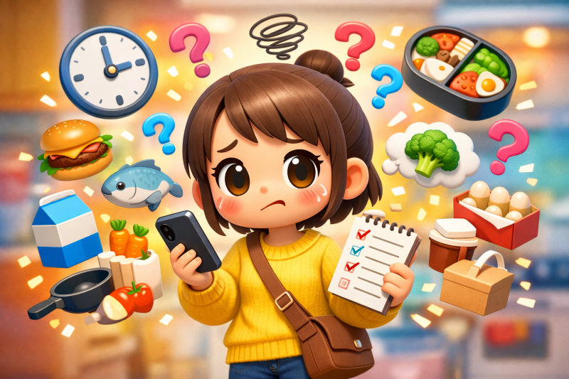 毎日の献立が、思っている以上にストレスになる理由