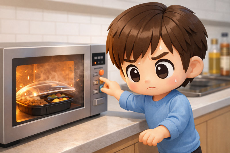 レンジ加熱時に注意したいポイント