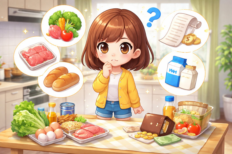 食費が思ったよりかかると感じる原因を整理する